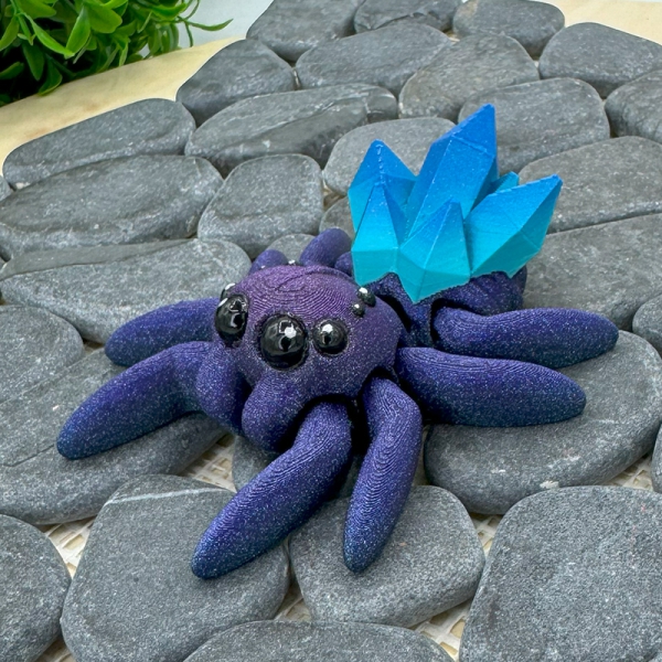 Kristallspinne – Galaxy Saphir
